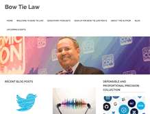 Tablet Screenshot of bowtielaw.com